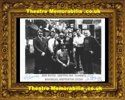 Roy Scammell Autograph Signed – Working With John Wayne UK