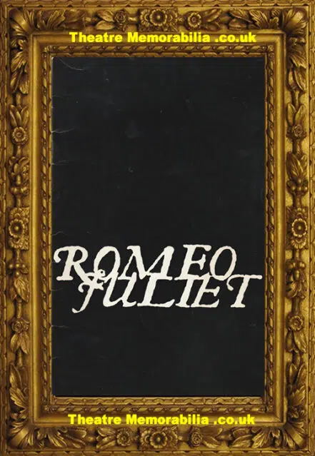 Royal Shakespeare Theatre – Romeo & Juliet 1973 – Timothy Dalton