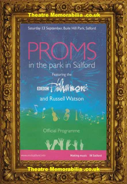 Salford – Proms In The Park – 2008 – Russell Watson + Tickets