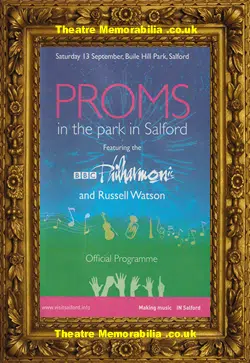 Salford – Proms In The Park – 2008 – Russell Watson + Tickets