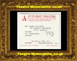 Scarborough Futurist Theatre Everly Brothers Concert Ticket 1995