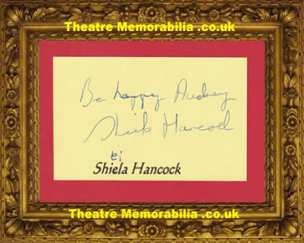 Sheila Hancock Autograph Signed – The Rag Trade – Eastenders
