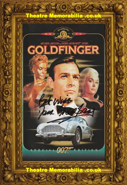 Shirley Bassey Autograph Signed DVD James Bond Goldfinger