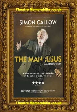 Simon Callow Autograph Signed Theatre Flyer Leaflet