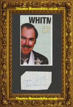 Slim Whitman Autograph Signed American Country Singer Songwriter