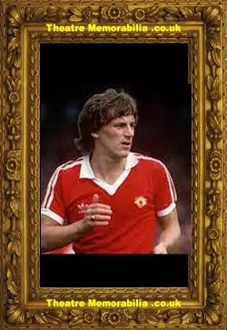 Steve Coppell Autograph Signed Doodle Ex Man Utd Footballer