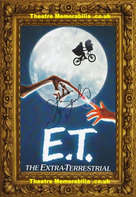 Steven Spielberg ET Film Autographed Picture Poster SIGNED