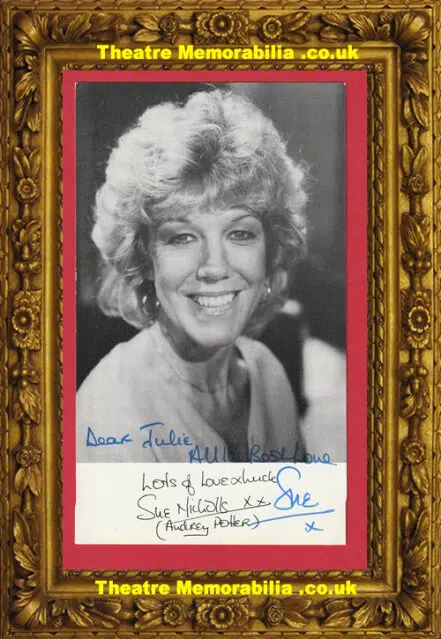 Sue Nicholls Autograph Signed Picture – Coronation Street
