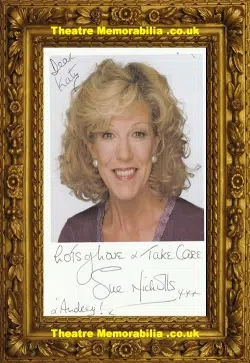 Sue Nicholls Autograph Signed Picture Audrey Coronation Street