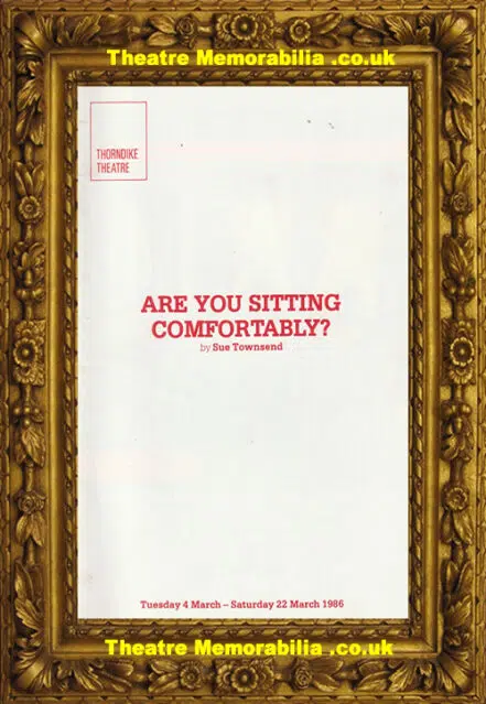 Surrey Thorndike Theatre – Are You Sitting Comfortably – 1986
