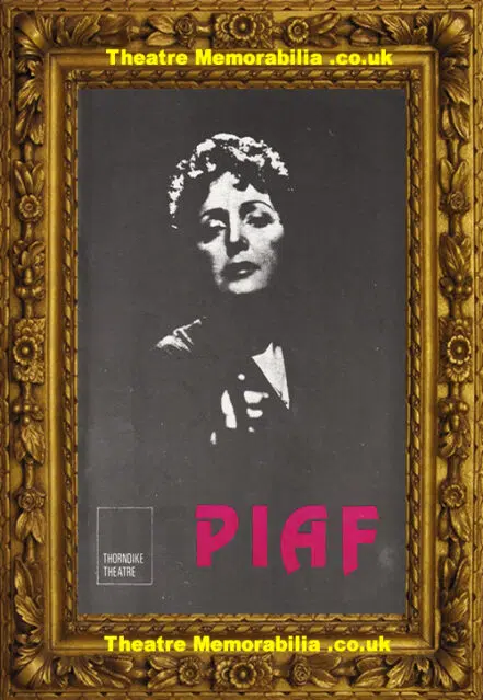 Surrey Thorndike Theatre – Piaf – 1984 – Christine Edmonds