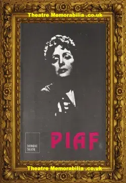 Surrey Thorndike Theatre – Piaf – 1984 – Christine Edmonds