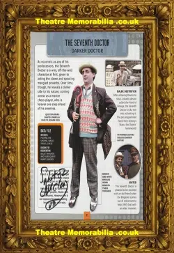 Sylvester McCoy Autographed Signed Sheet – The Doctor Who