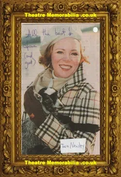 Tara Newley Autograph Signed Picture Banksy’s Coming For Dinner