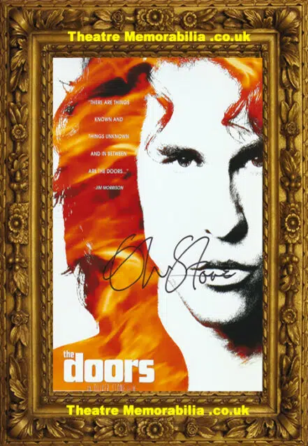 The Doors Film Autograph Signed Picture by Oliver Stone