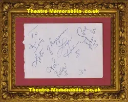 The Three Degrees – Autographs Signed 1970’s
