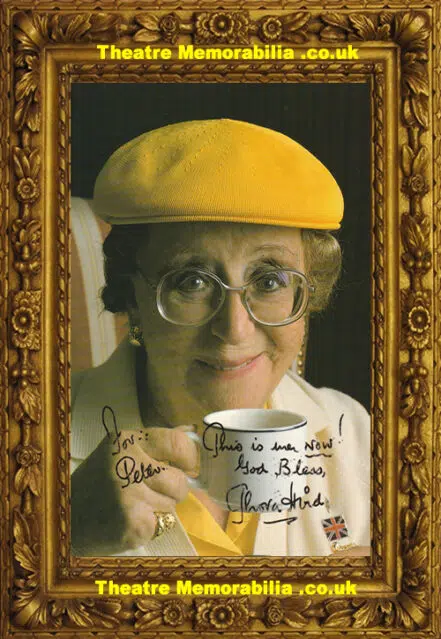 Thora Hird Autograph Signed Picture Card
