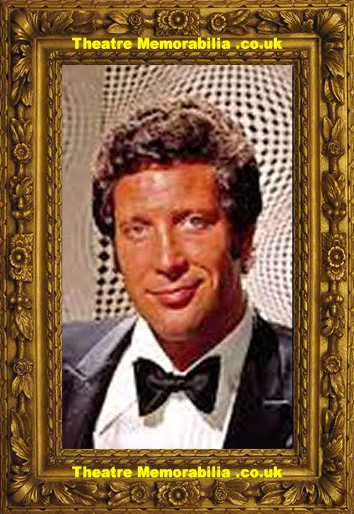 Tom Jones Autograph Signed Sheet - Welsh Singer 1960s