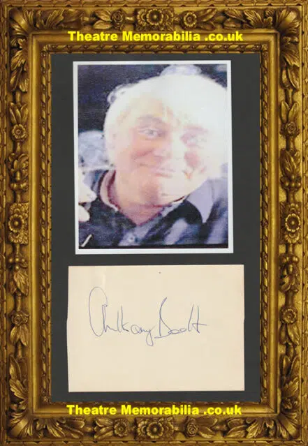 Tony Booth Autograph Signed – Actor