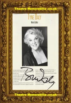 Tyne Daly + Gerard Carey + Cohen plus Autograph Signed Picture