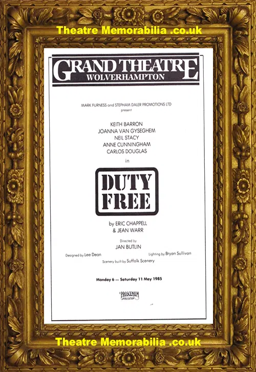 Wolverhampton Grand Theatre - Duty Free - 1985 - Keith Barron
