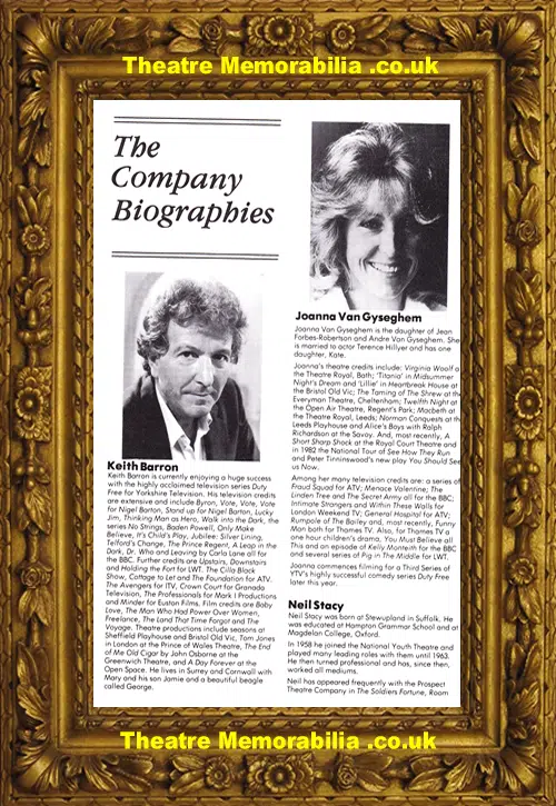 Wolverhampton Grand Theatre - Duty Free - 1985 - Keith Barron